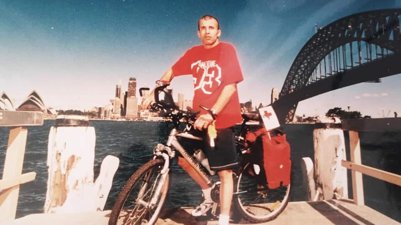 Nadir Dendoune in Sydney, during his first trip to Australia