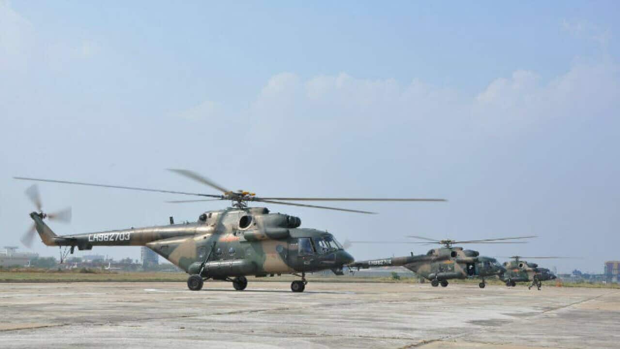Military excercise in Cambodia