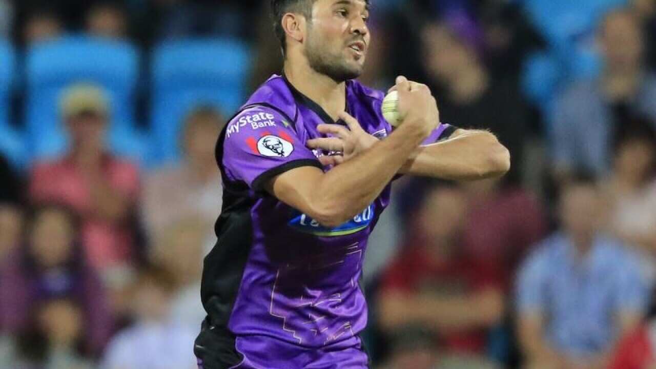 Qais Ahmad of the Hurricanes.