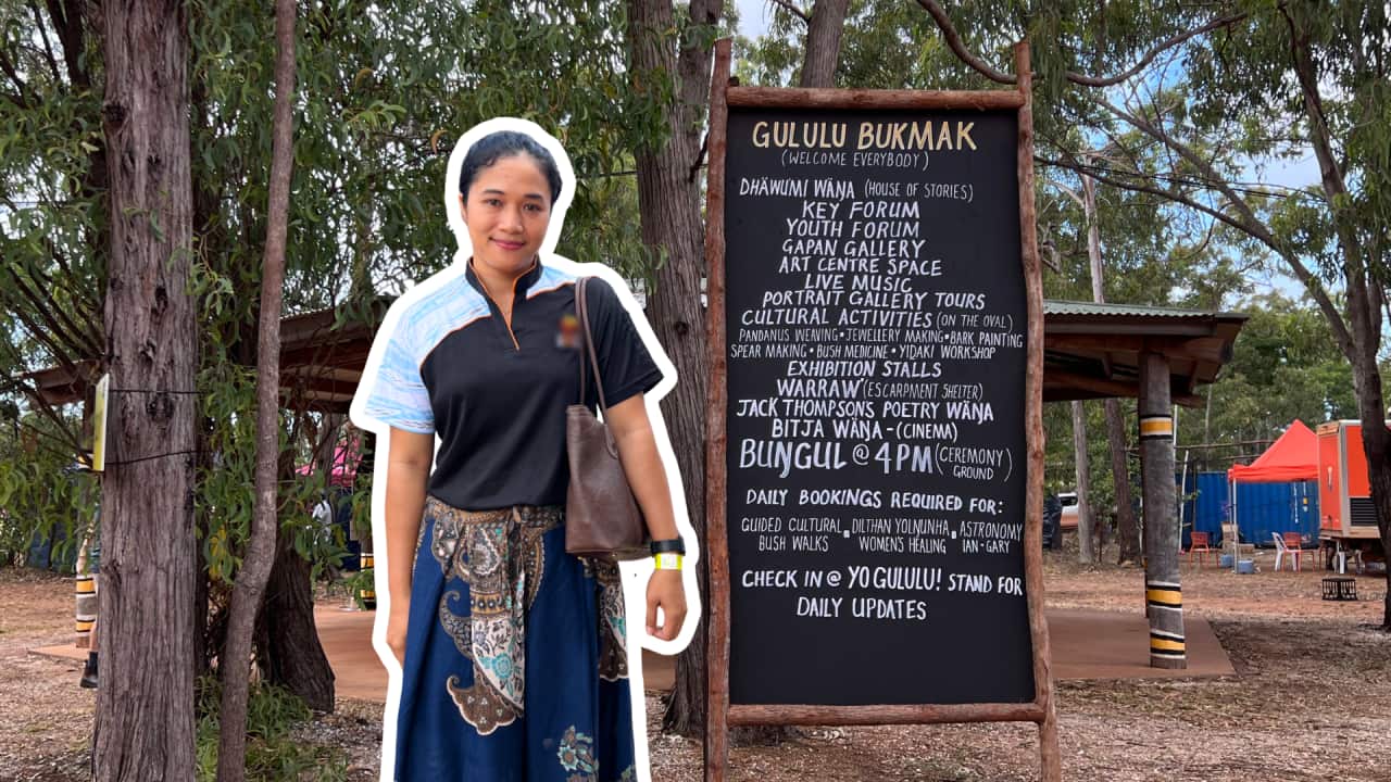 Desi Pardede at Garma Festival