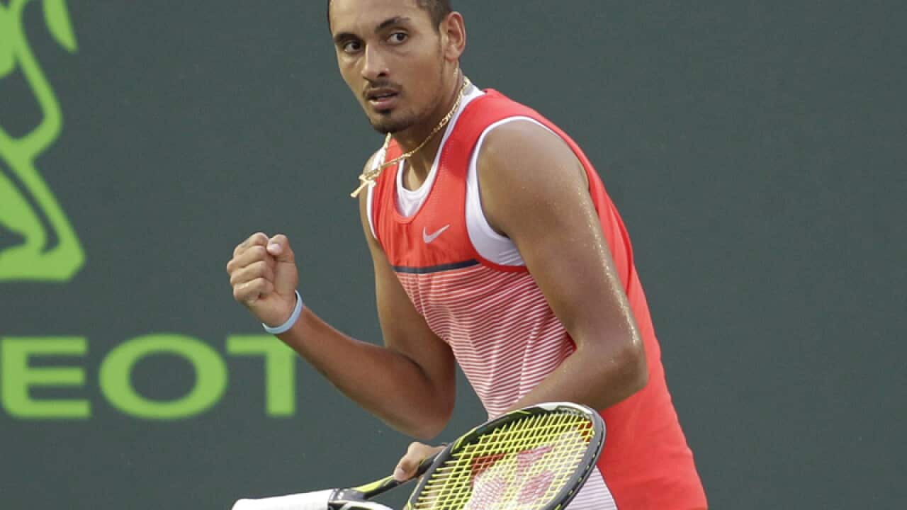 Australian tennis player Nick Kyrgios