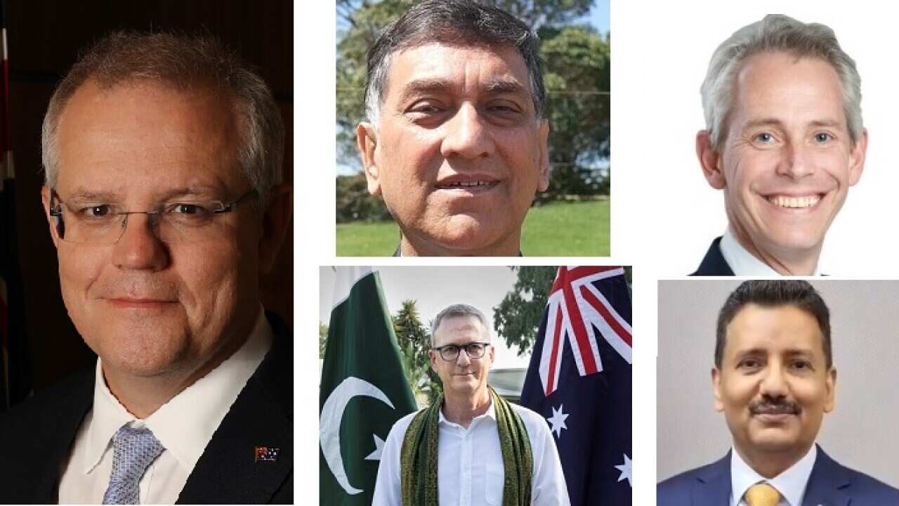 Australian and Pakistani governments representatives wish Pakistan Independence Day.