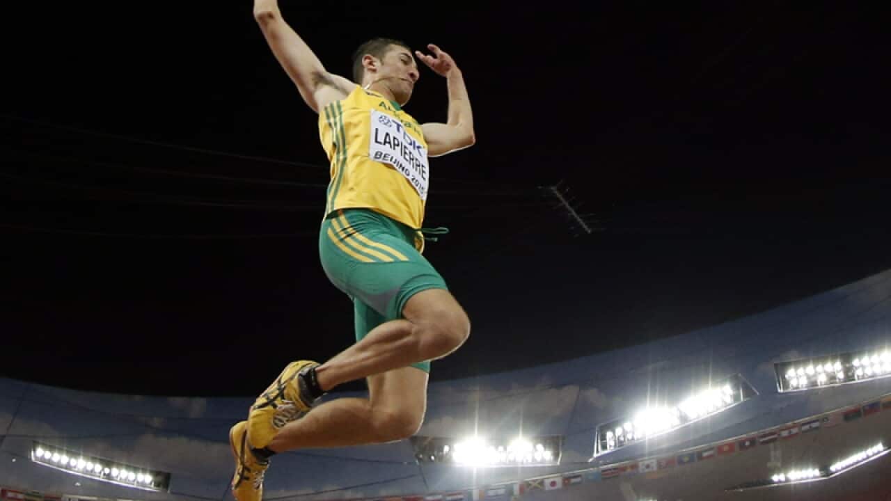 Australia's Fabrice Lapierre competes in Beijing