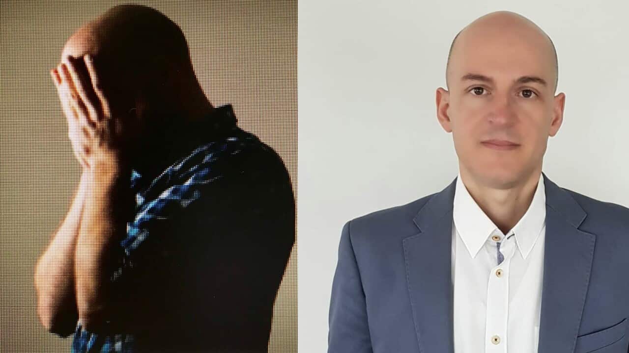 D-r Hristijan Milenkovski, GP (R), Depressed Man (L)