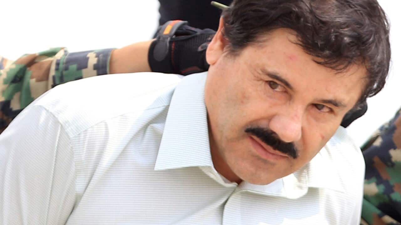 Mexican drug lord Joaquin "El Chapo" Guzman