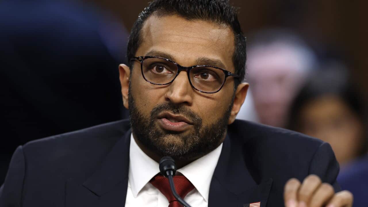 Kash Patel wearing a suit.