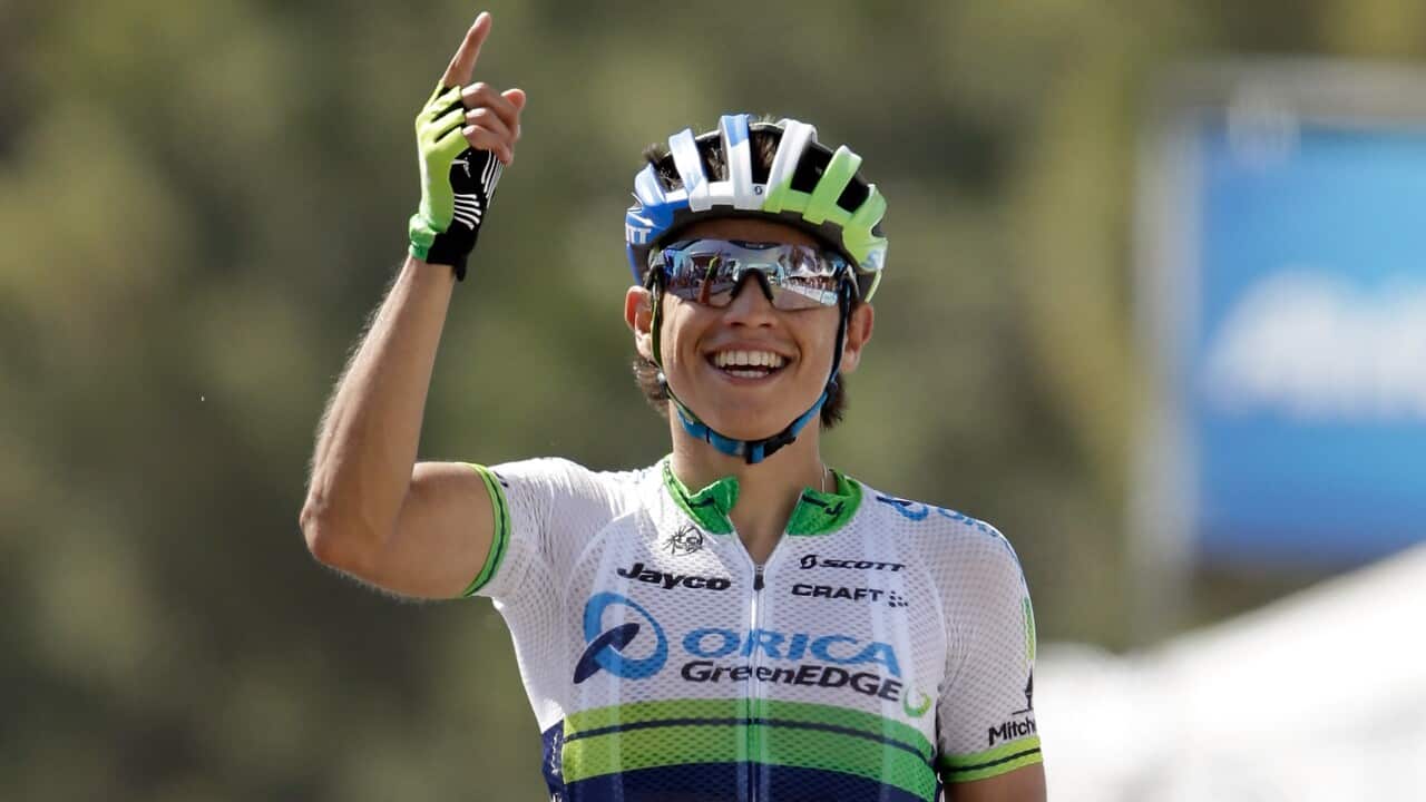 That smile... Esteban Chaves enters this year's Giro d'Italia with high hopes.