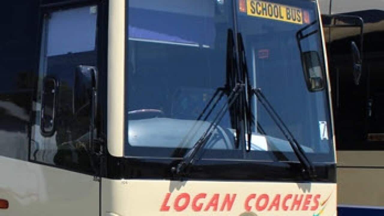 File photo of a Logan Coaches school bus