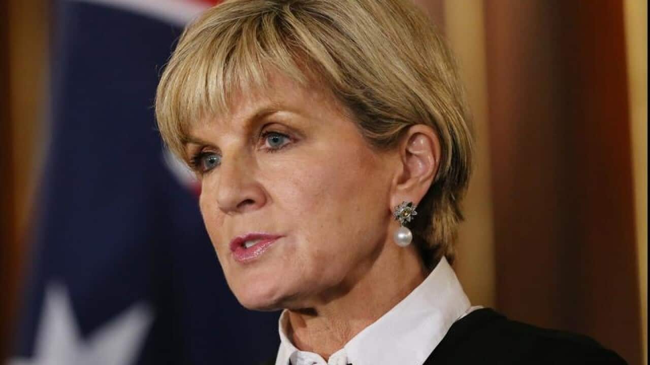 Australian Minister for Foreign Affairs Julie Bishop