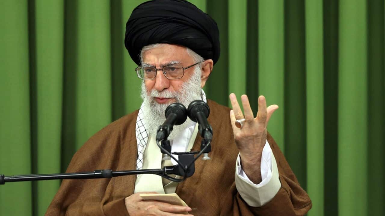 Iran's Supreme Leader Ayatollah Ali Khamanei.