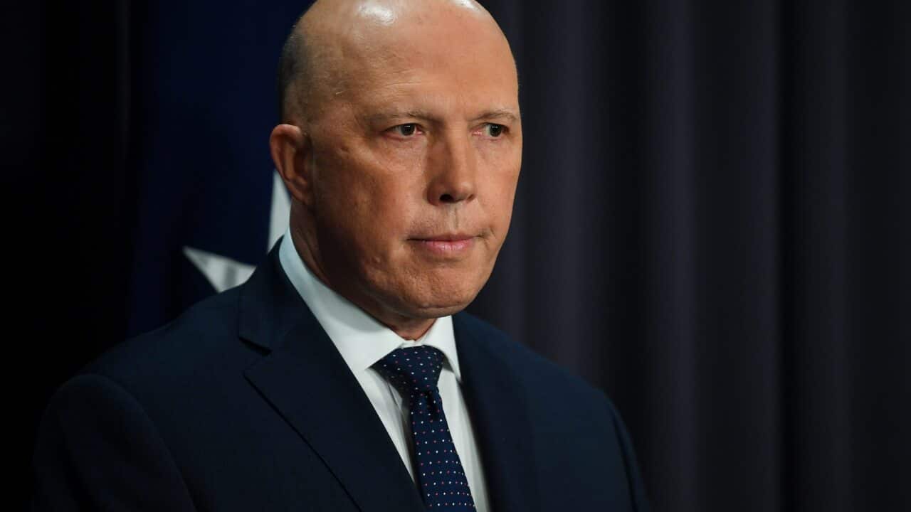 Home Affairs Minister Peter Dutton.