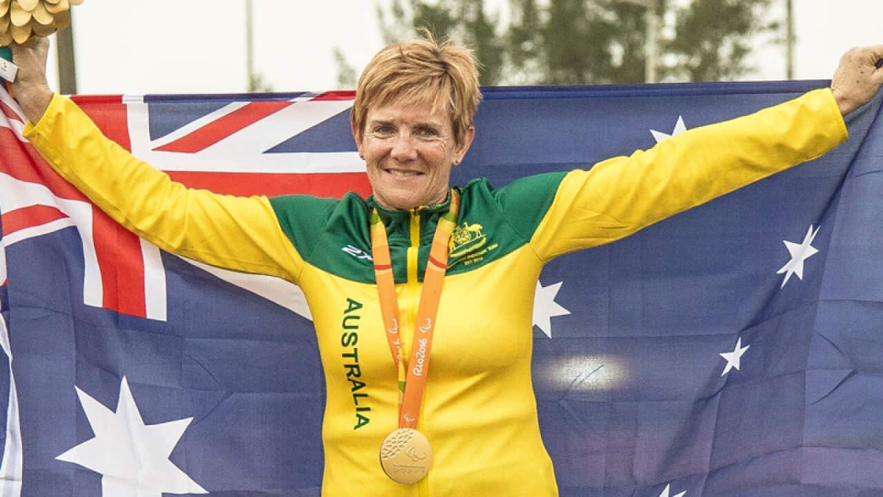 Australian Paralympic champion Carol Cooke
