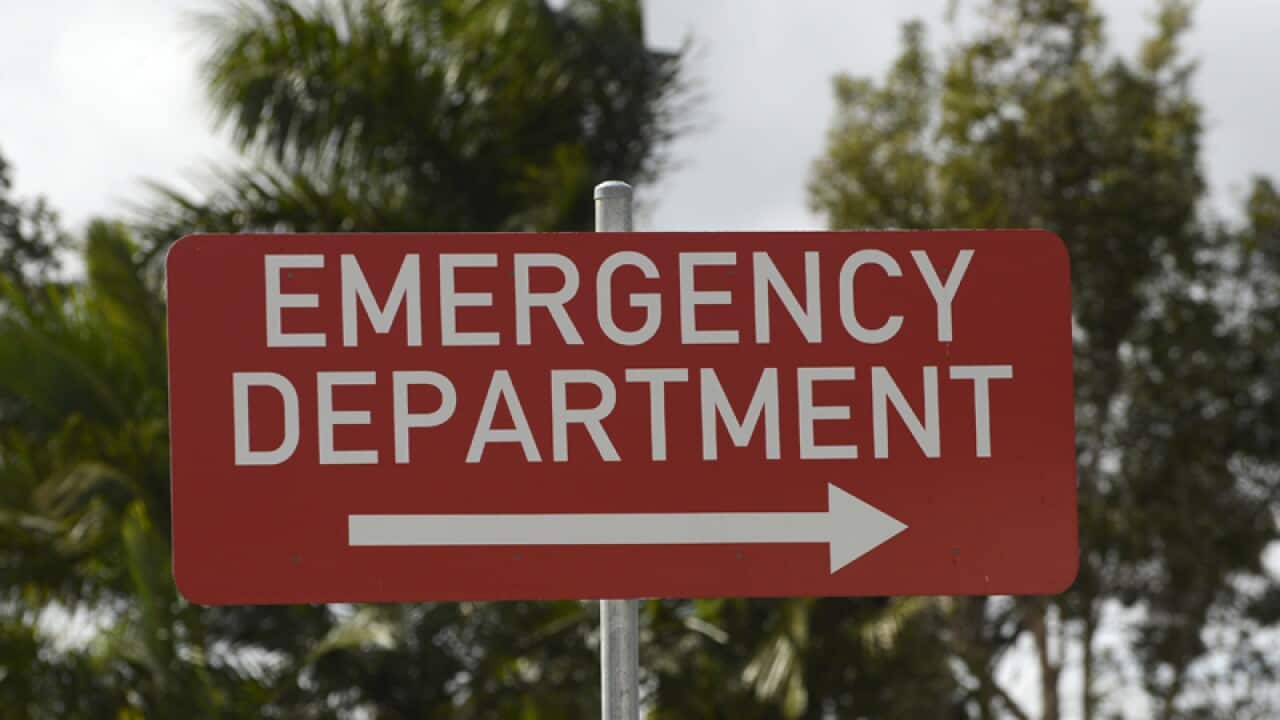 An Emergency Department sign