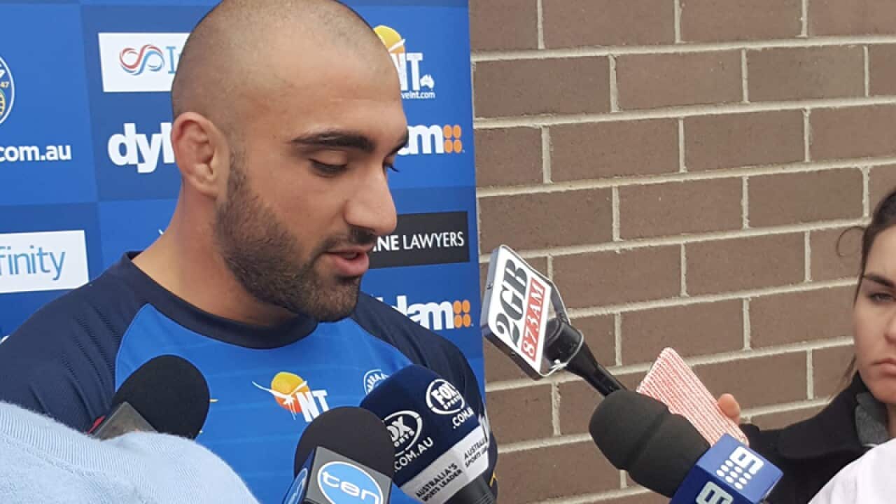 Parramatta Eels club captain Tim Mannah