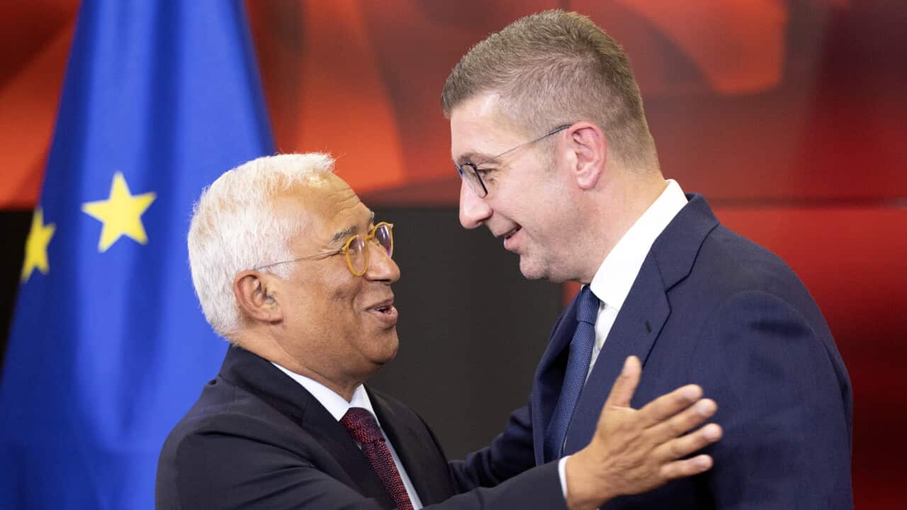 European Council President Antonio Costa visits North Macedonia