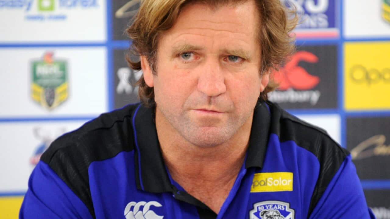 Bulldogs coach Des Hasler