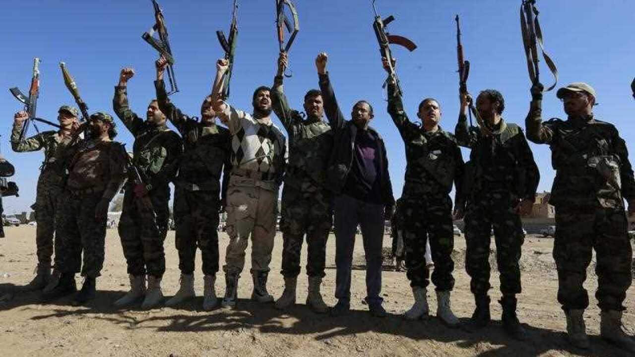 File photo of Houthi rebels