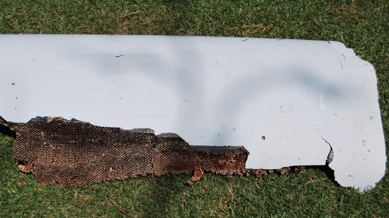 A piece of debris which may belong to missing flight MH370