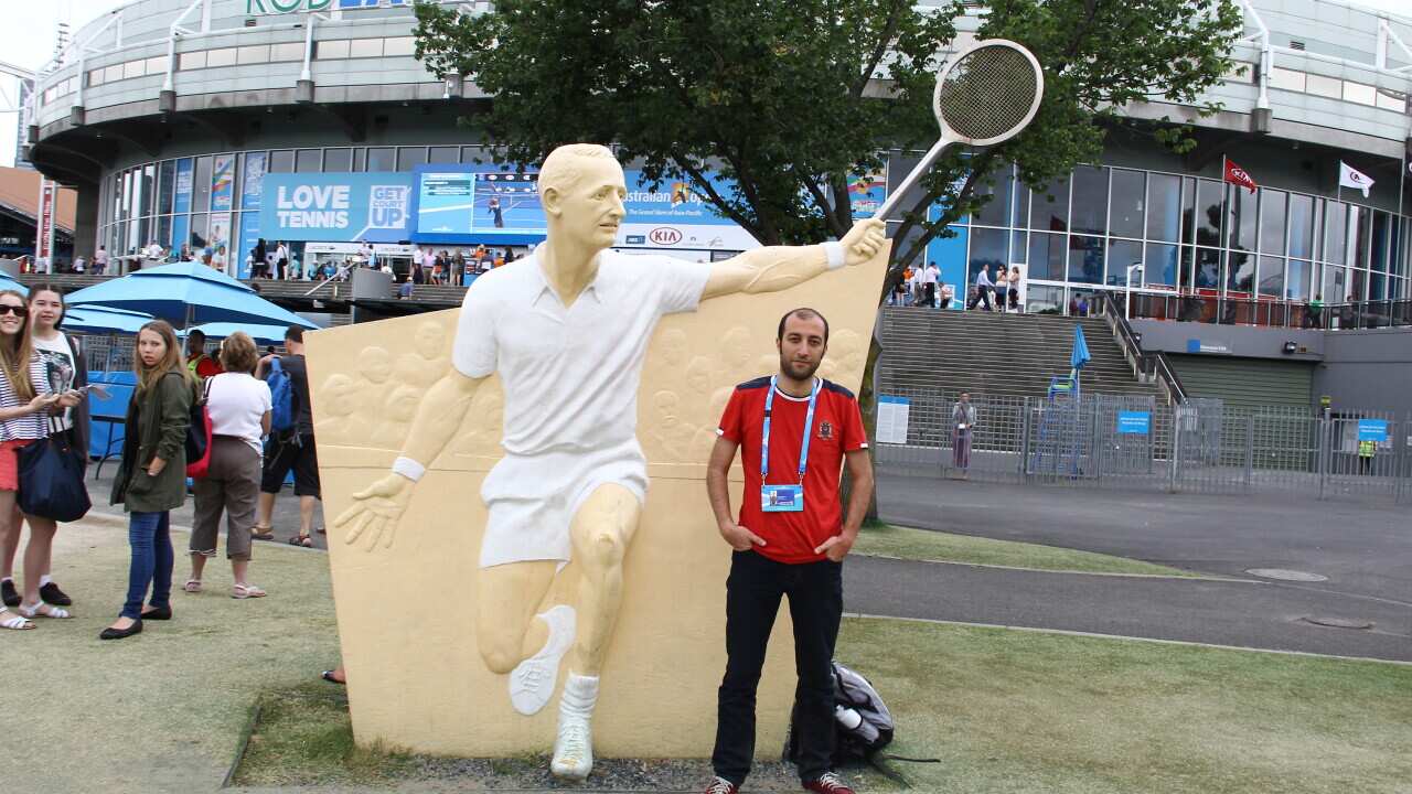 Tennis commentator Sevket Erbay