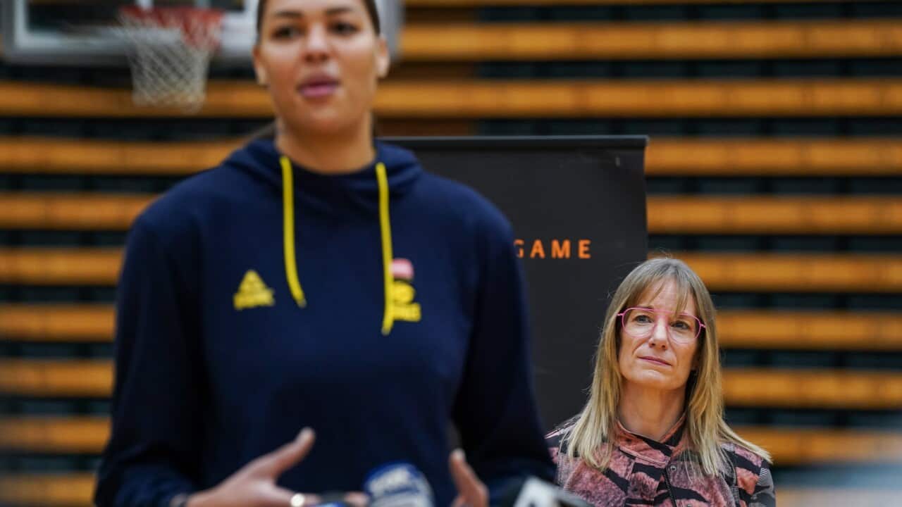 CEO Jerril Rechterduring the Australian Opals basketball launch event in Melbourne in July, 2020.
