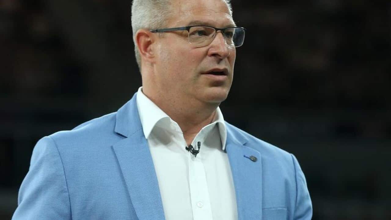 A file image of Melbourne coach Dean Vickerma courtside in Melbourne.