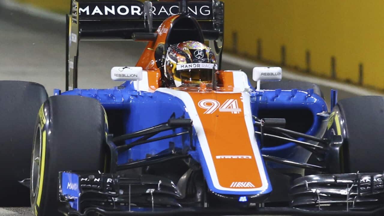 Manor Racing driver Pascal Wehrlein of Germany