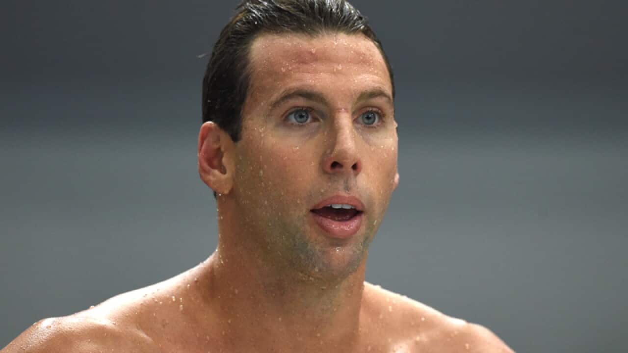 Olympic swimmer Grant Hackett