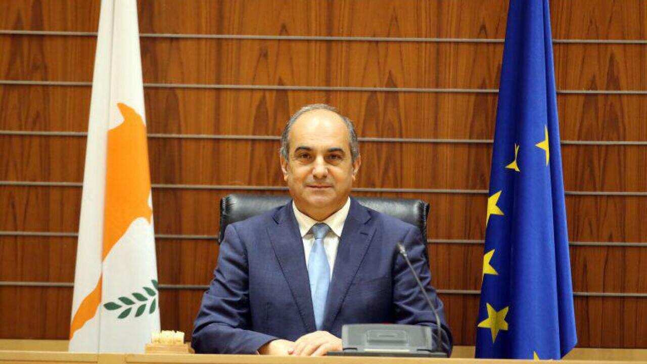 President of the House of Representatives of the Republic of Cyprus, Demetris Syllouris.