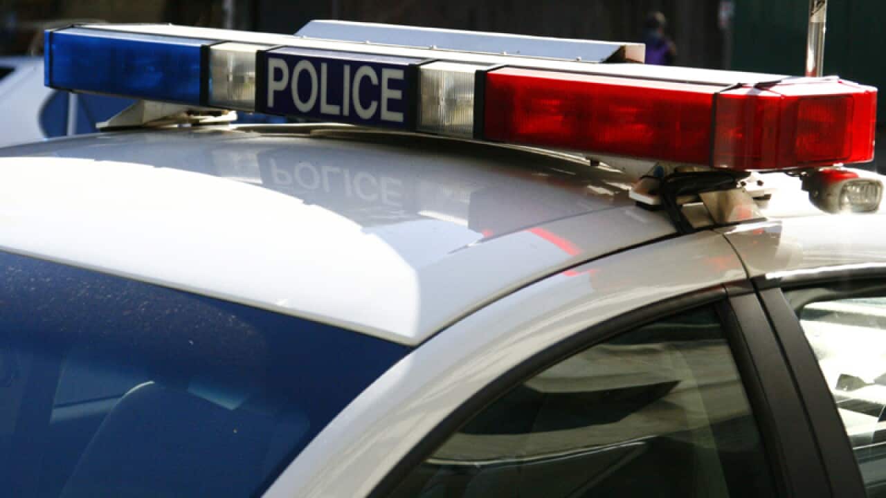 A police car