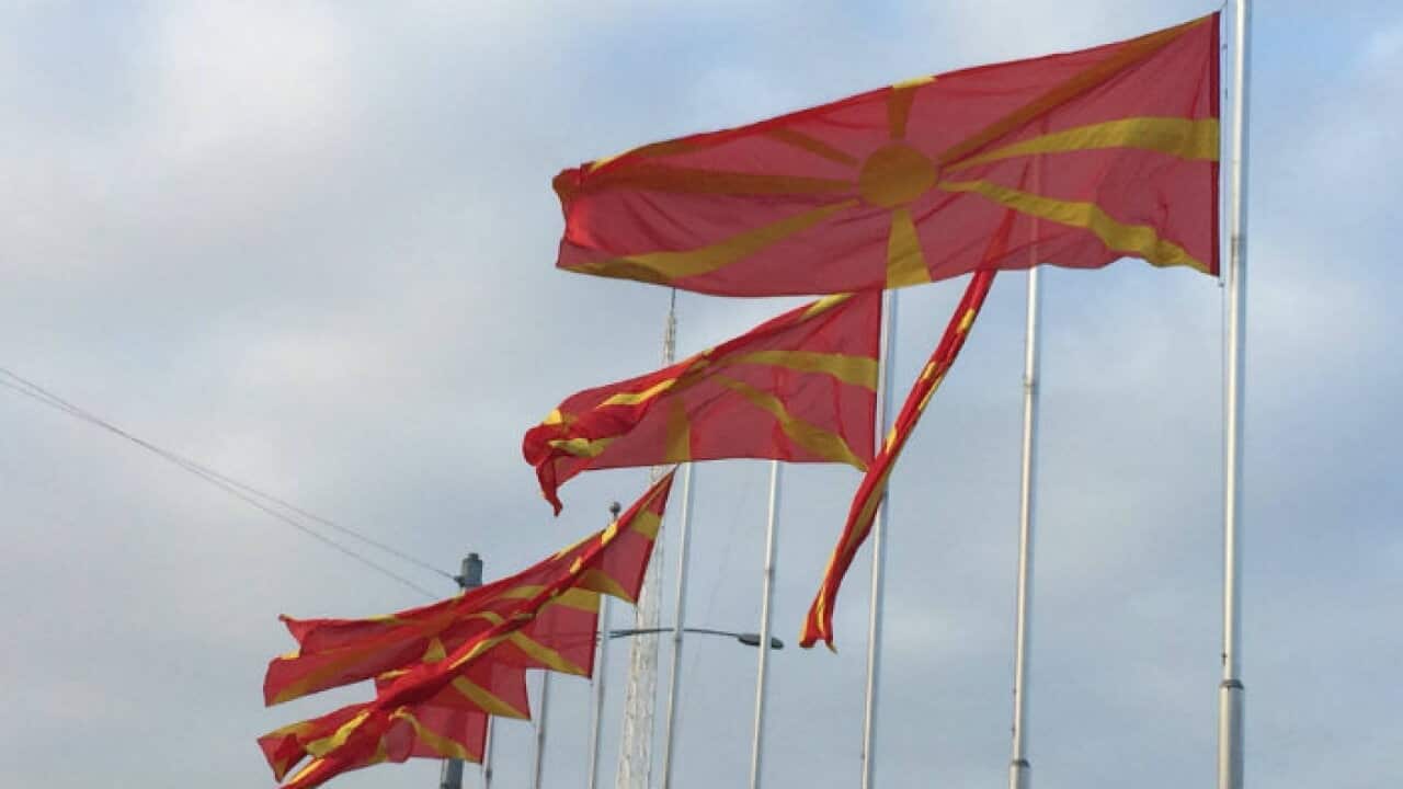 Macedonian flag