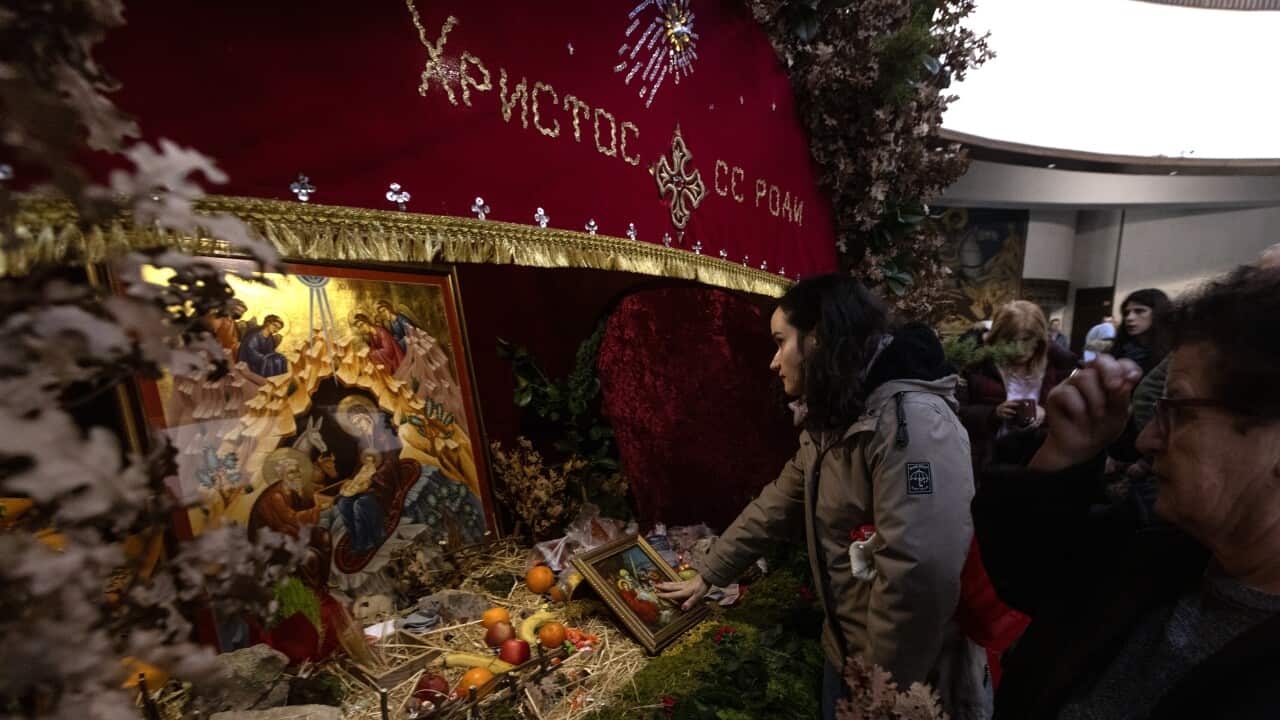 Orthodox prepare for Christmas in Skopje