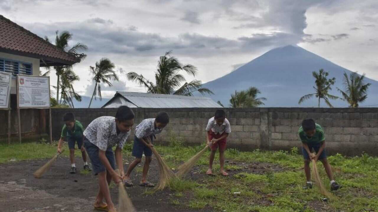 Mount Agung volcano