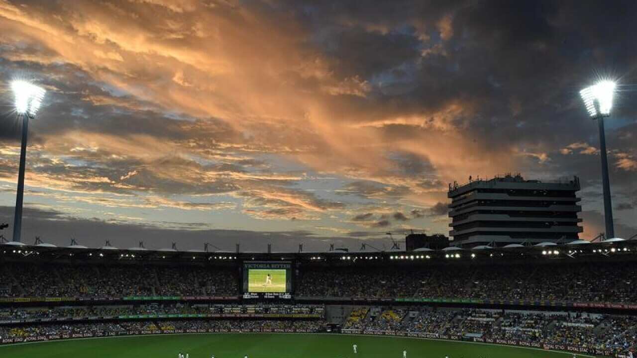 General view of the Gabba in Brisbane