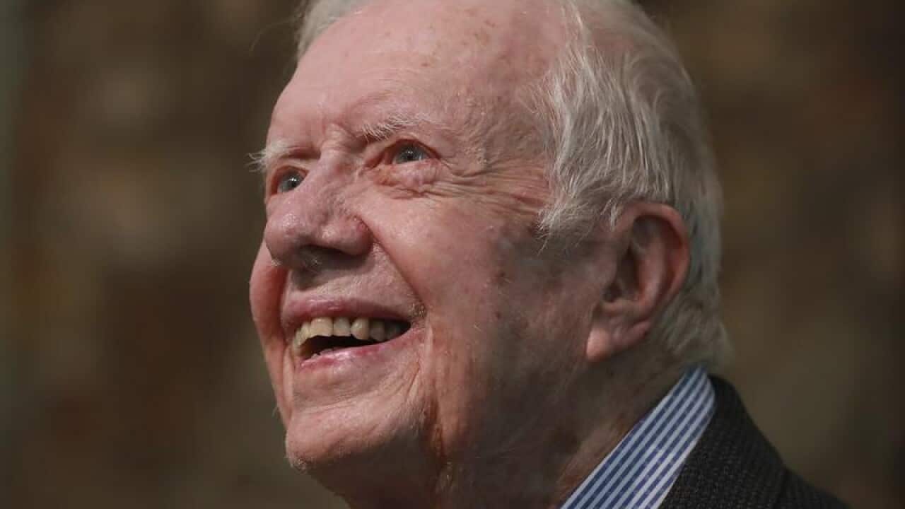 A file image of Jimmy Carter