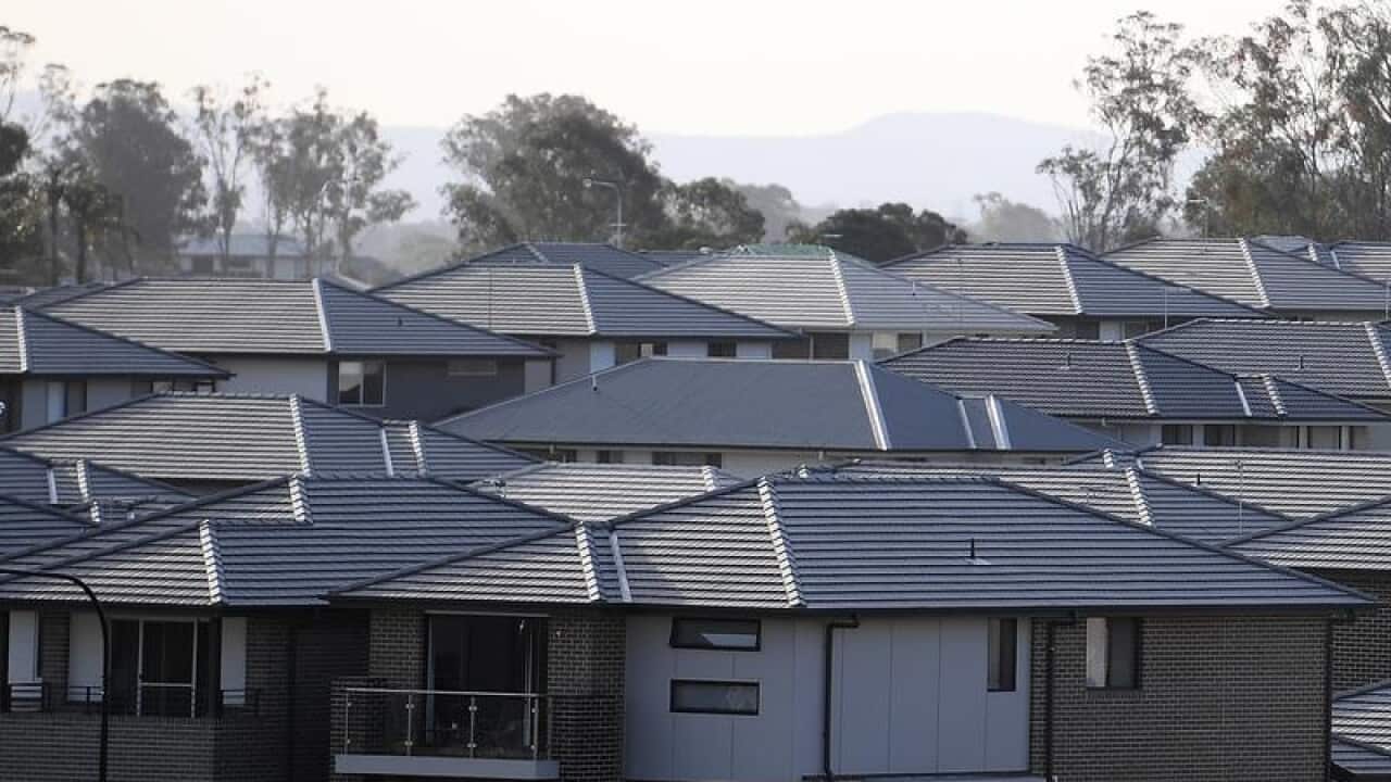 Residential housing is seen in Sydney's west.