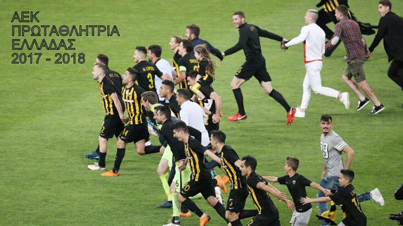 AEK FC won Greek soccer championshoip after 24 years.