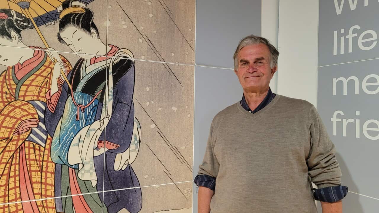 Истражувачот и уметник, Роберт Михајловски во Националната Гaлерија на Викторија