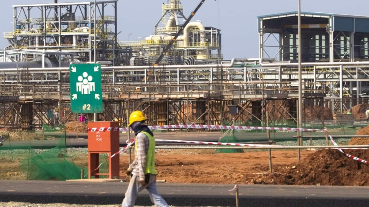The Lynas plant in Gebeng