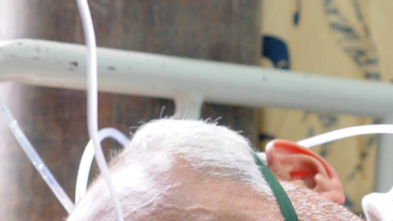 Dr Govinda kc continue his fast un to death on 8th day at teaching hospital in Kathmandu on Sunday, July 17, 2016.Photo: Keshab Thoker/Nagarik/Republica