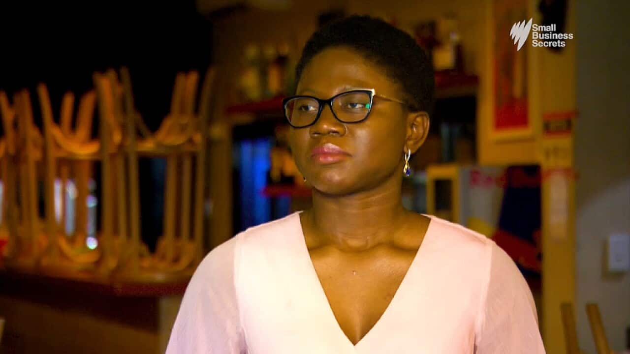 Kemi Fajemsin, manager of the Little Lagos restaurant