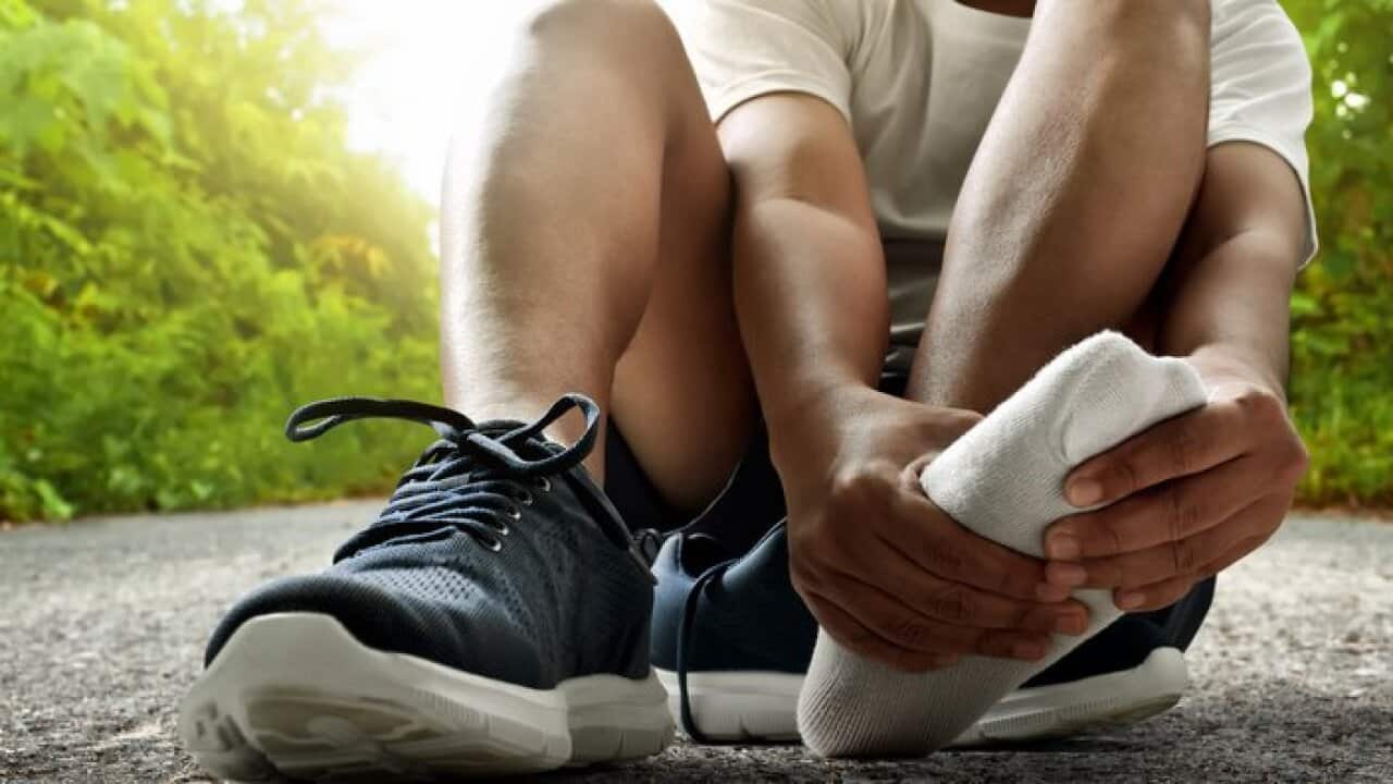Runner feet injury