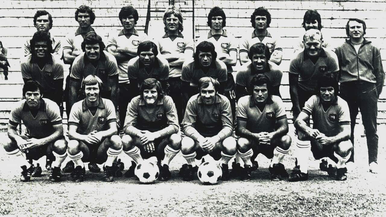 The Socceroos on the verge of travelling to West Germany for the 1974 World Cup