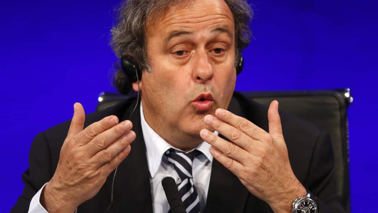 European football chief Michel Platini