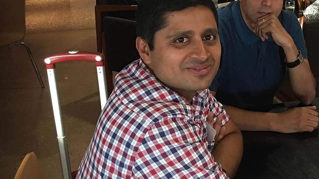 Passenger Sanjeev Pandey was a passanger on MH122 when the flight was diverted to Alice Springs.