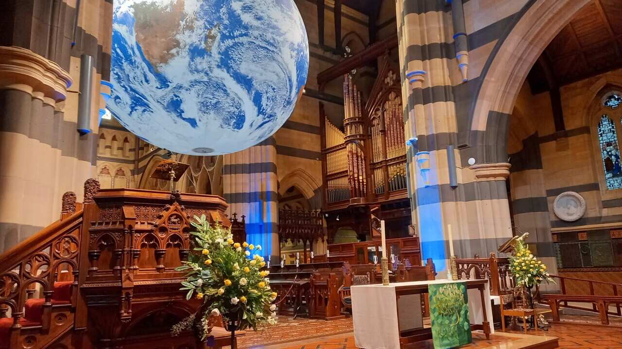 An art installation at Melbourne's St Paul's Cathedral an example of the church's efforts to connect with more people