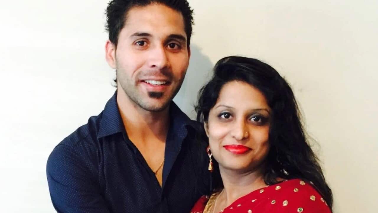 Satinder with her husband Sumit