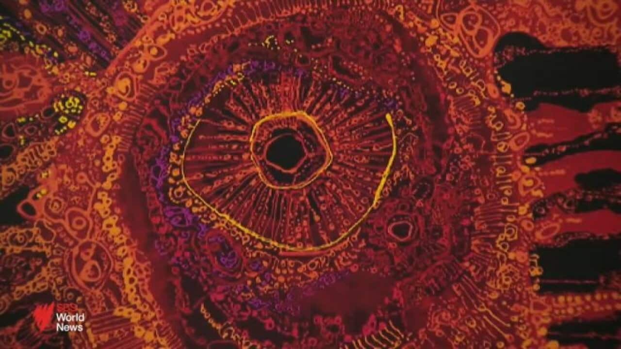 This year's official NAIDOC Week poster has been designed by artist and musician Zaachariaha Fielding.