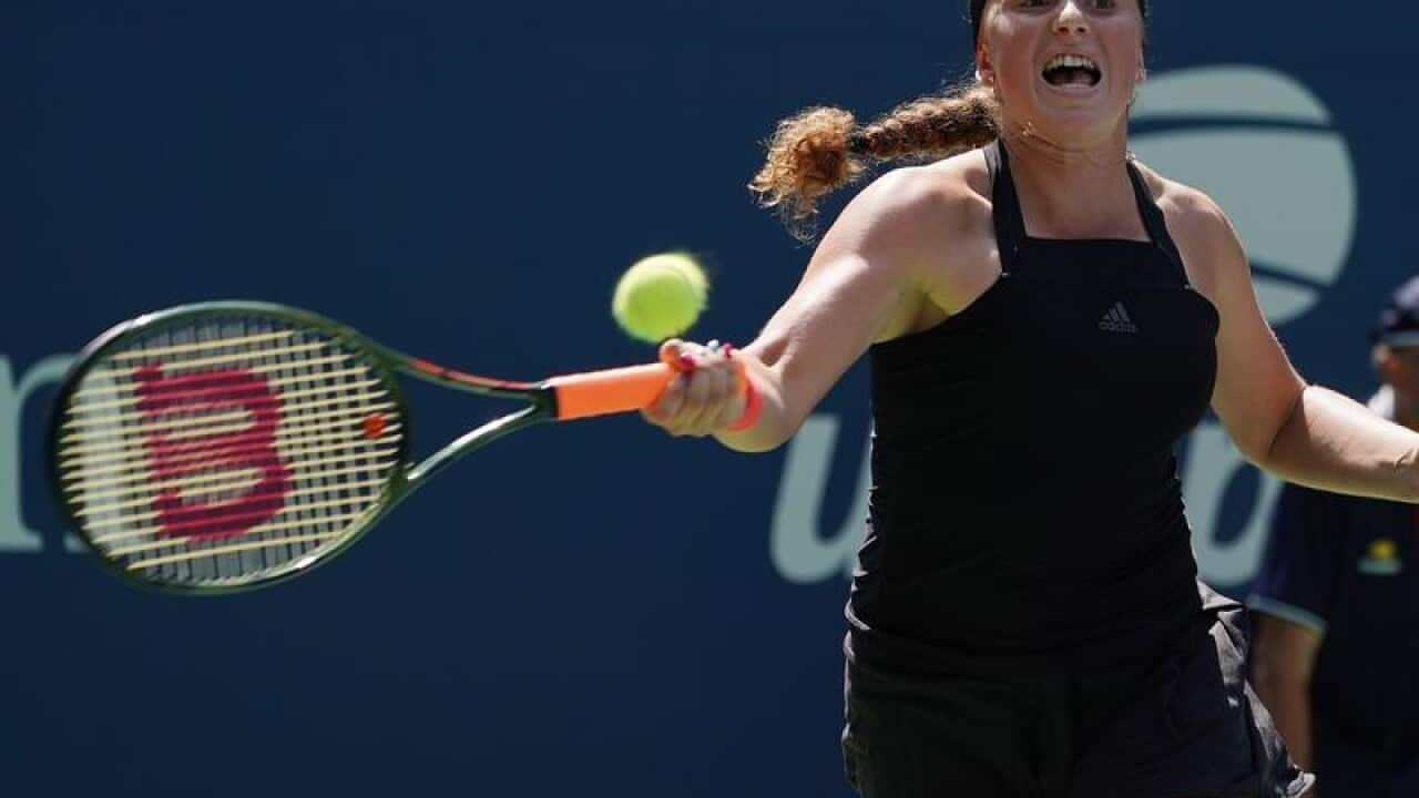 Jelena Ostapenko of Latvia.