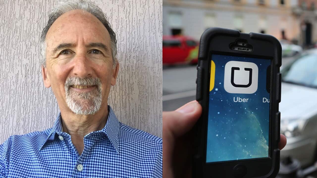 At the age of 67, retiree Lawrence Gordon, who is deaf in one ear, is getting behind the Uber wheel to keep active.