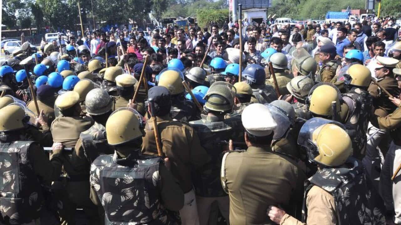 Jat Community Members Protest, Demand Reservation In Government Services